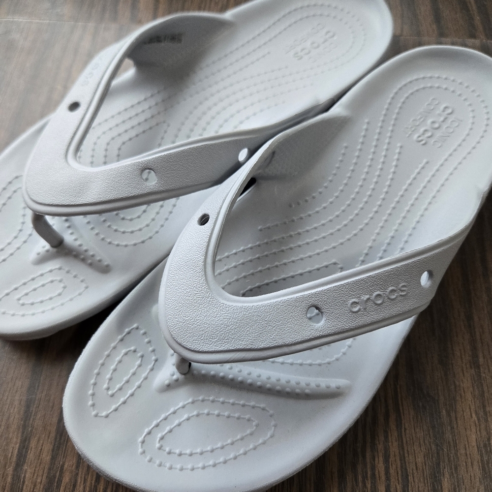Crocs Unisex Adult All-Terrain Flip Flops - Picture 2 of 4